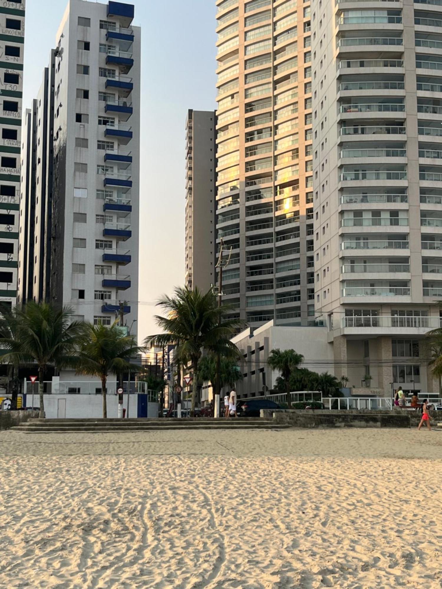 Apartamento Vista Para Praia Praia Grande  Kültér fotó